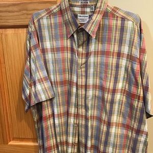 Men’s plaid cotton shirt